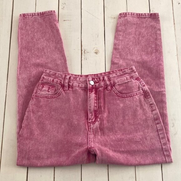 Shein Pink Jeans, straight leg, Size 26 - Picture 1 of 6
